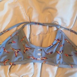 Parrot pattern Jolyn top